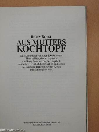 Aus Mutters Kochtopf