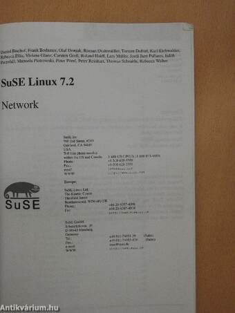 SuSE Linux 7.2 - Network