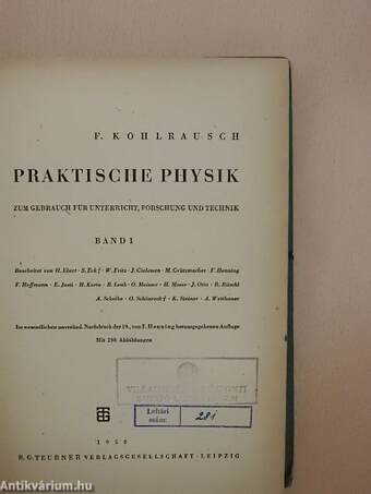 Praktische Physik 1-2.