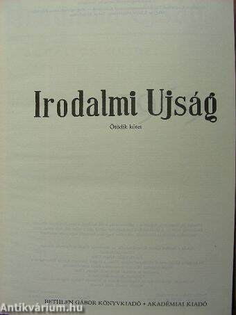 Irodalmi Ujság 1969-1973. január-december