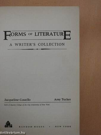 Forms of Literature