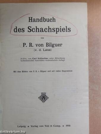 Handbuch des Schachspiels