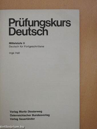 Prüfungskurs Deutsch