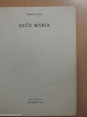 Szűz Mária