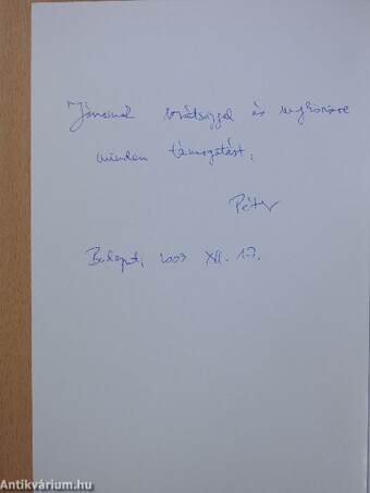 "Grammaticam latinam phrasi continua scriptam interrogandi sale condire voluit." (dedikált példány)