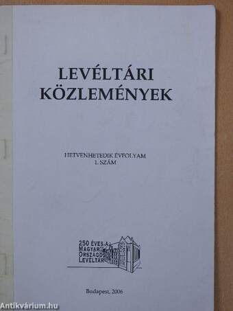 Az Országos Széchényi Könyvtár MNy 64. jelzetű nyelvemlékéről (dedikált példány)