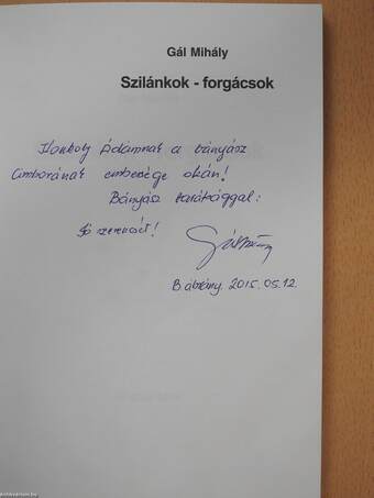 Szilánkok - forgácsok (dedikált példány)