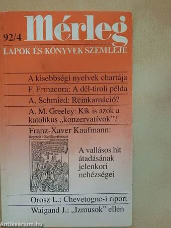 Mérleg 1992/4.