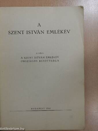 A Szent István emlékév