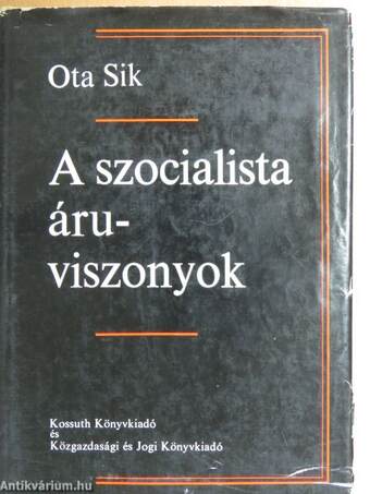 A szocialista áruviszonyok