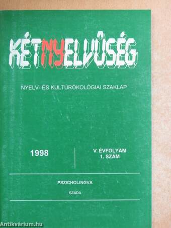 Kétnyelvűség 1998/1.