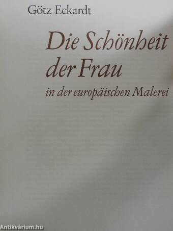 Die Schönheit der Frau in der europäischen Malerei