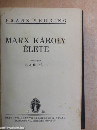 Marx Károly élete