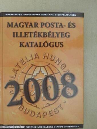 Magyar posta- és illetékbélyeg katalógus 2008 - CD-vel