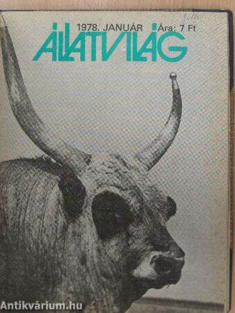 Állatvilág 1978. január-június (fél évfolyam)