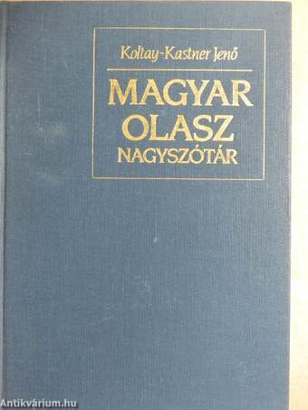 Magyar-olasz nagyszótár 1-2.