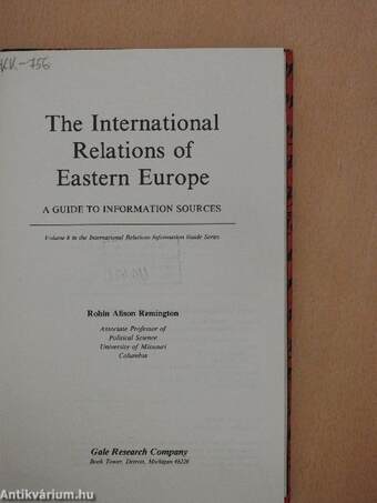 The International Relations of Eastern Europe