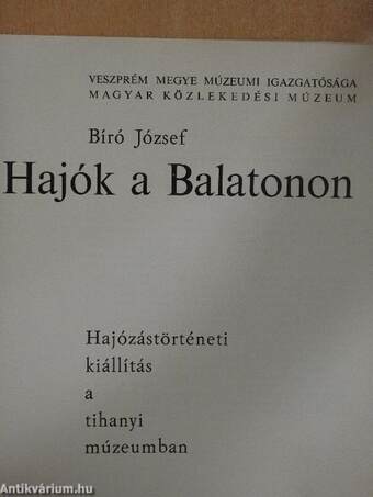 Hajók a Balatonon