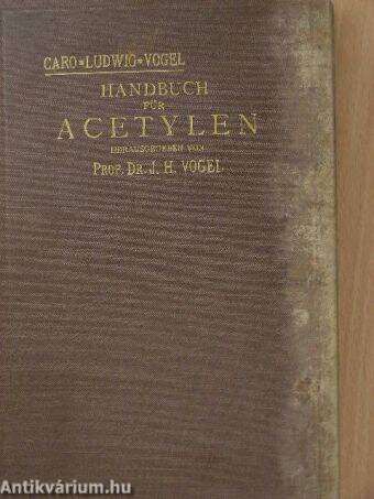 Handbuch für Acetylen