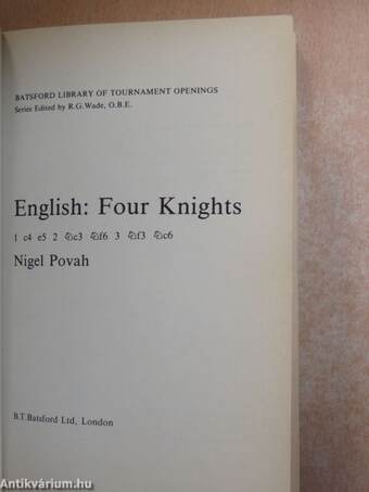 English: Four Knights