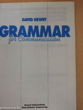 Grammar for Communication