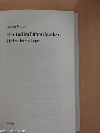 Der Tod im Führerbunker