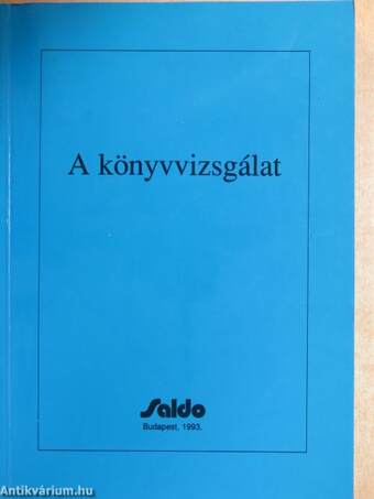 A könyvvizsgálat