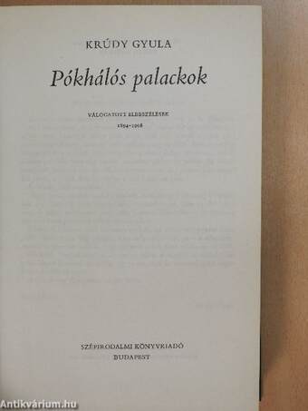 Pókhálós palackok