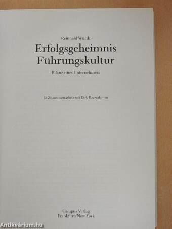 Erfolgsgeheimnis Führungskultur