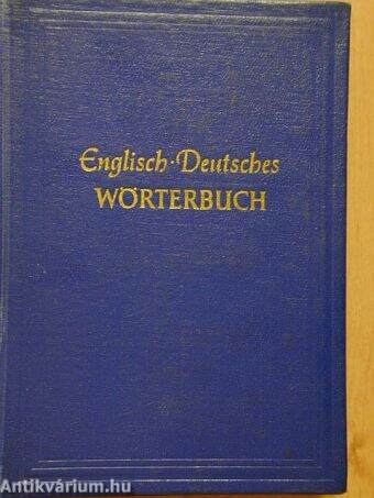 Englisch-Deutsches Wörterbuch