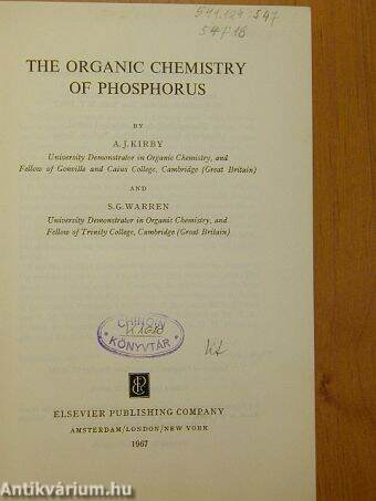 The Organic Chemistry of Phosphorus