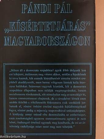 "Kísértetjárás" Magyarországon I-II.