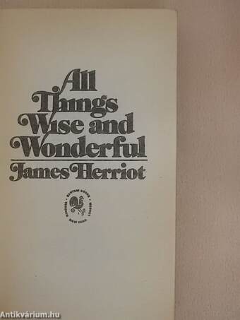 All Things Wise and Wonderful