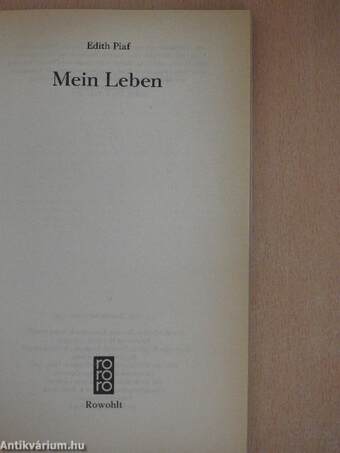 Mein leben