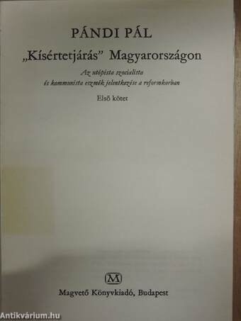 "Kísértetjárás" Magyarországon I-II.