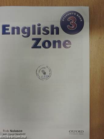 English Zone 3. - Student's Book