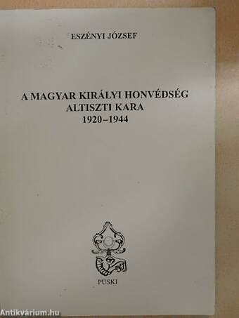 A magyar királyi honvédség altiszti kara