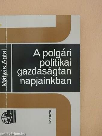 A polgári politikai gazdaságtan napjainkban