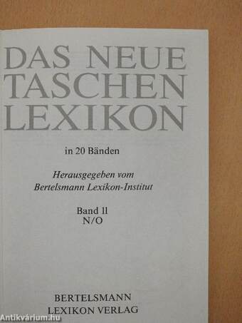 Das neue taschen Lexikon 11 (töredék)