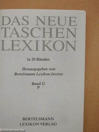 Das neue taschen Lexikon 12 (töredék)