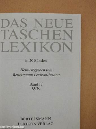 Das neue taschen Lexikon 13 (töredék)