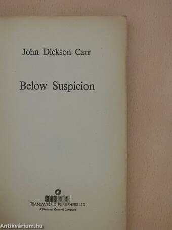 Below Suspicion