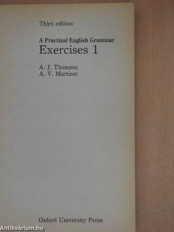 A Practical English Grammar Exercises 1