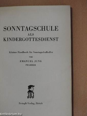 Sonntagschule als Kindergottesdienst