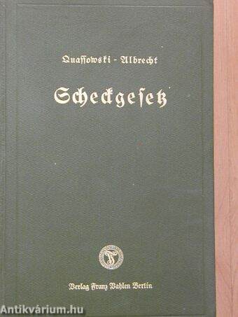 Scheckgesetz (gótbetűs)