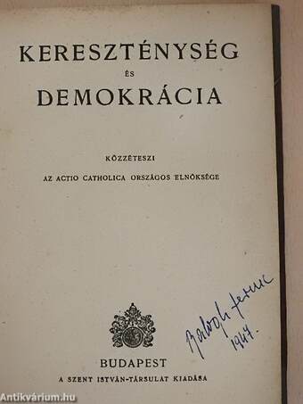 Kereszténység és demokrácia