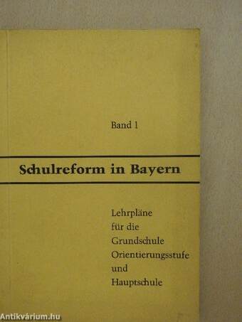 Lehrpläne für die Grundschule Orientierungsstufe und Hauptschule