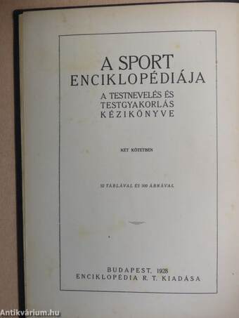 A sport enciklopédiája II. (töredék)