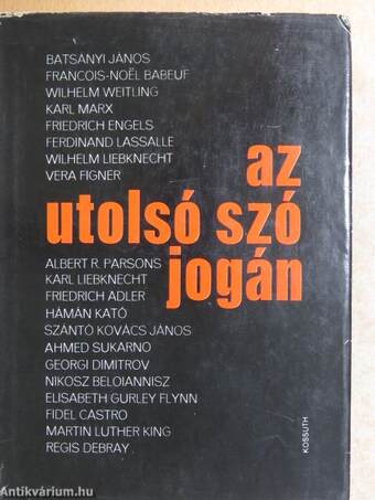 Az utolsó szó jogán