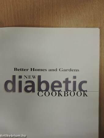 New diabetic cookbook